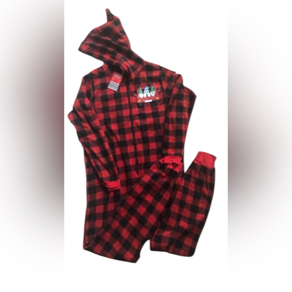 Merry Moments Pajamas NWT One Piece w/ Hood - Women’s Sizes S and L